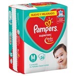 Pañal Pampers Supersec Megapack m #3