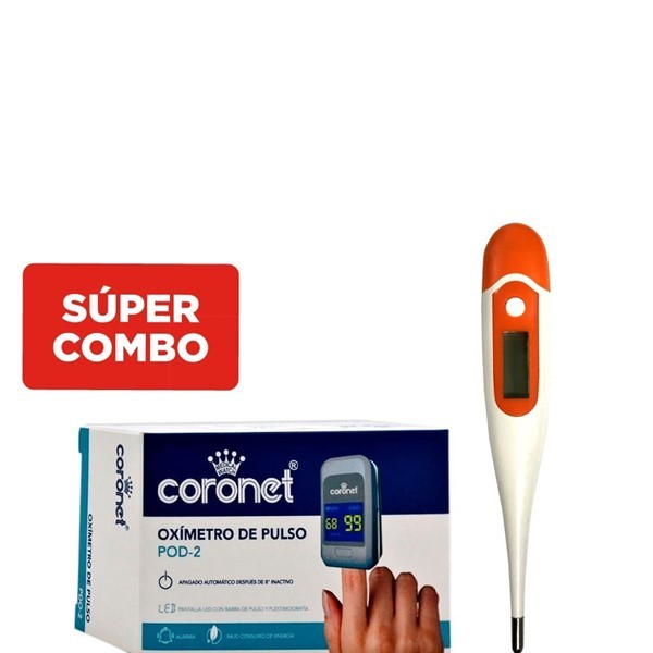 Combo Exatherm Oximetro de Pulso + Termómetro Digital #1
