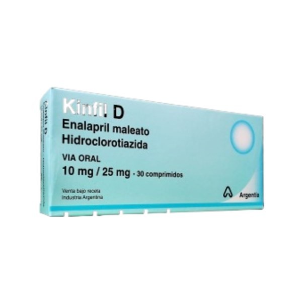 Siegfried Kinfil D 10 / 25 Mg Enalapril x 30 Comp #1