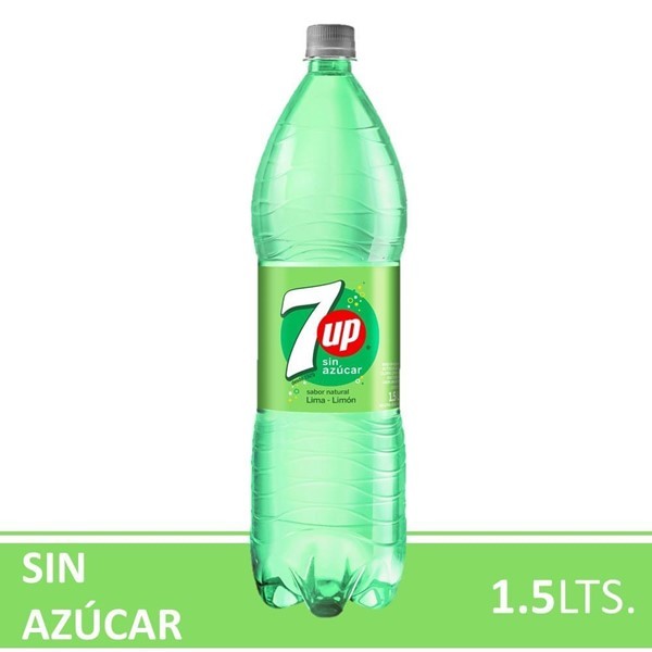 7 Up Gaseosas 7up Sin Azúcar Lima Limón 1.5 L #1