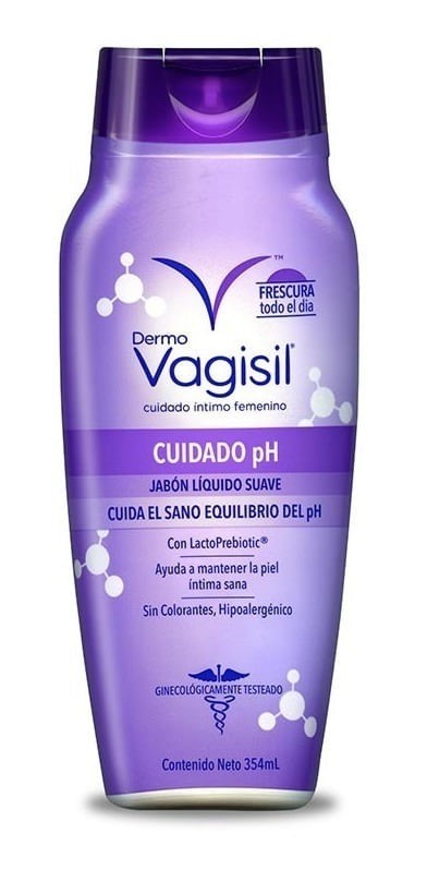 Dermo Vagisil Cuidado Ph Jabón Liquido Intimo Suave X 354 Ml #1
