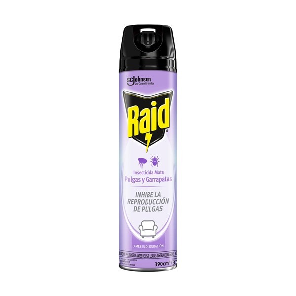 Mata Pulgas Y Garrapatas Raid en Aerosol 390 cc. #1