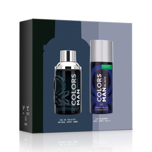 Benetton Colors Black Man Edt Presentación Fragancias 100 ml alt