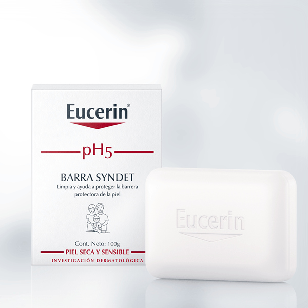 Eucerin Barra Limpiadora Syndet Ph5 Para Piel Seca Y Sensible 100 gr alt