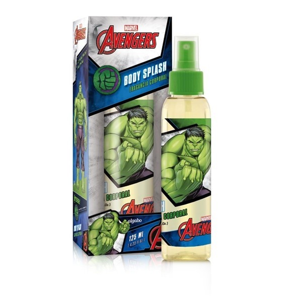 Marvel Comics Body Splash Para Niños Avengers Hulk 125 ml