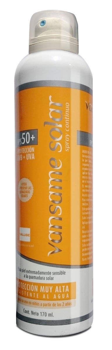 Vansame Solar Spray Continuo Fps 50+ Piel Muy Sensible #1