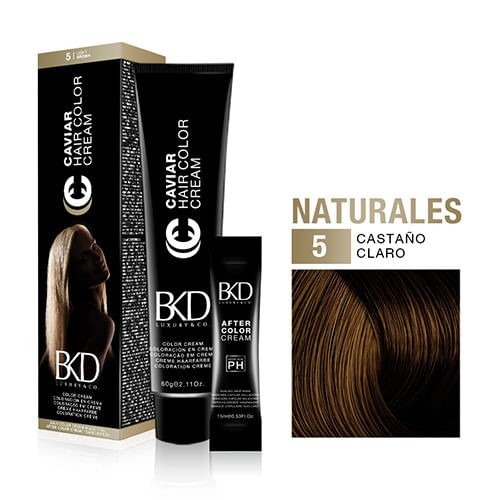 Bkd Caviar Color Cream Castaño Claro 5 #1