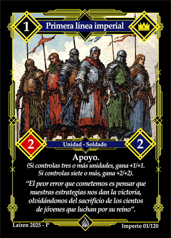 001 Primera Linea Imperial Precon Djinn/Soldado - Coste 1