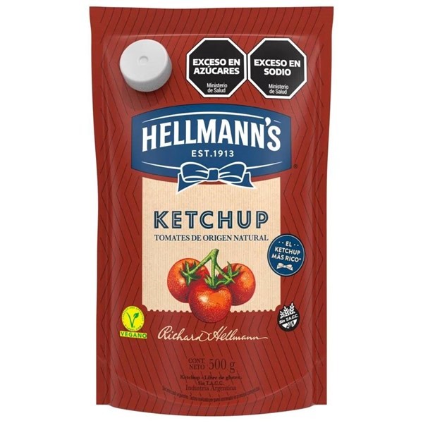 Ketchup Hellmanns X 500 Gr #1