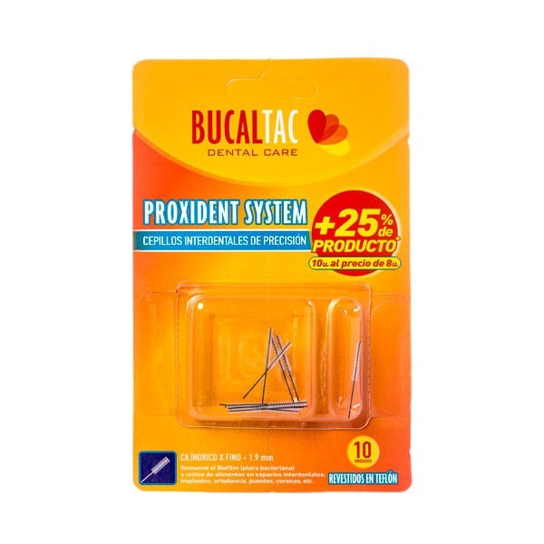 Bucal Tac Cepillo Interdental Cilíndrico X Fino 1.9 Mm (10 Unidades) alt