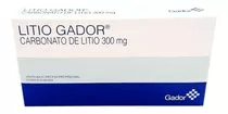 Litio Gador 300 mg 60 comprimidos #1
