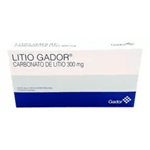Litio Gador 300 mg 60 comprimidos #1