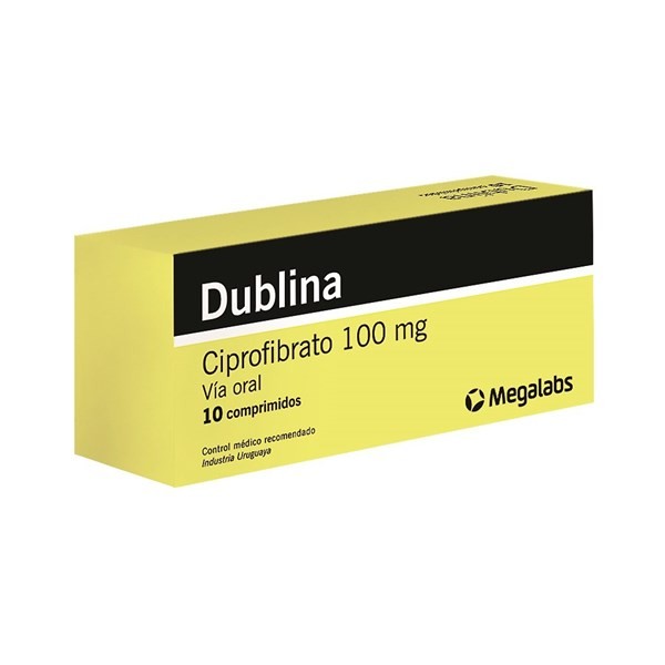 Dublina 100 mg | 10 comprimidos | Ciprofibrato #1