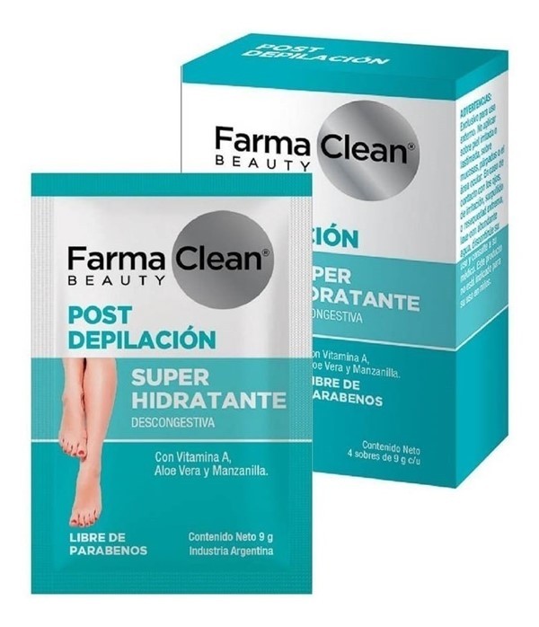 Farmaclean Beauty Post Depilación Sobres 9 g x 4U #1