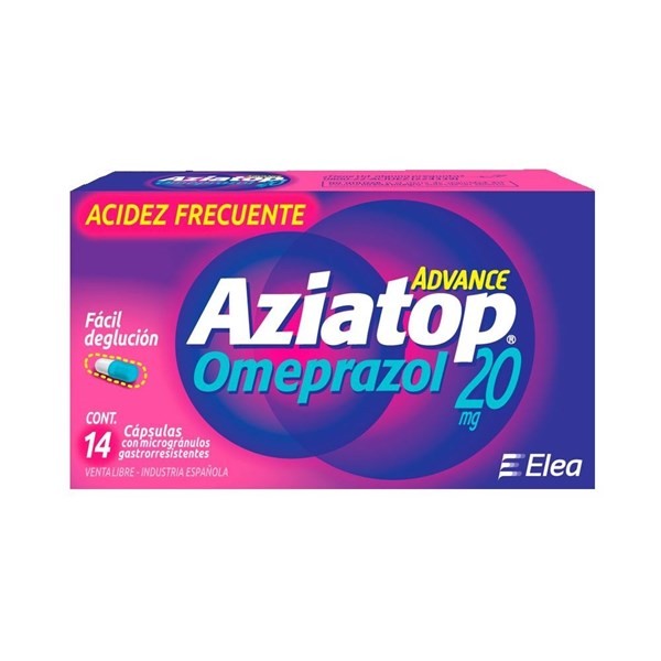 Elea Aziatop Advance Omeprazol 20 Mg x 14 Caps #1