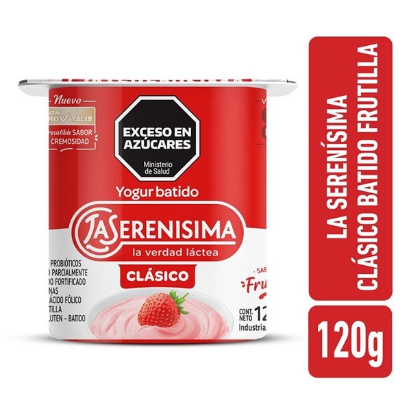Ls Yogur Batido La Serenisima Entero Frutilla 120 Xg
