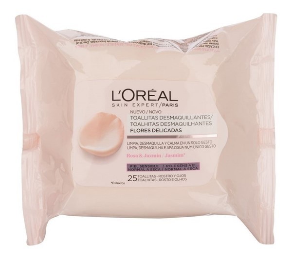 L'oreal París Loreal Toallitas Limpieza Desmaquillantes Piel Seca X 25 U #1
