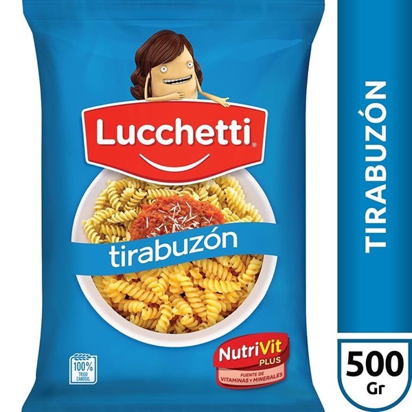 Fideos Tirabuzón Lucchetti X500 Gr #1