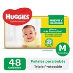 Huggies Pañales Triple Protecciónn Talle m (48 Unidades) #1