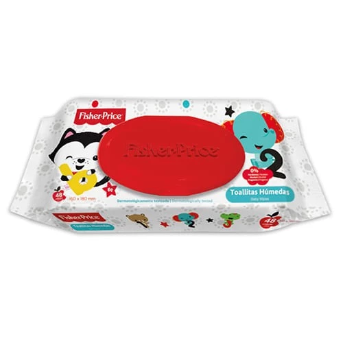 Fisher Price Toallitas Humedas Con Tapa (48 Unidades)