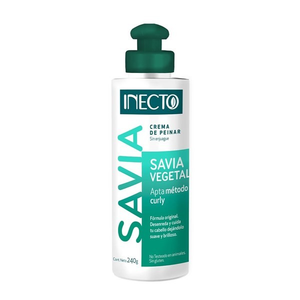 Inecto Crema de Peinar Método Curly Savia Vegetal 240 gr