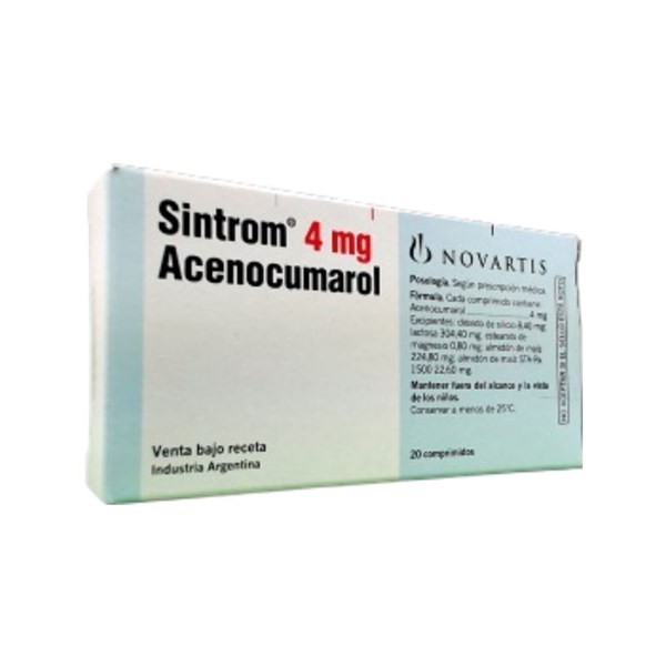 Siegfried Sintrom Acenocumarol 4 Mg x 20 Comp #1