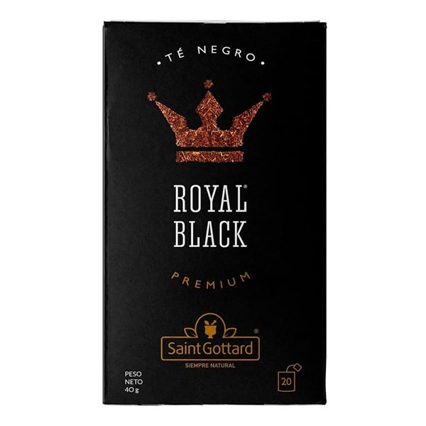 Te Negro Saint Gottard Royal Black 20 Sobres #1