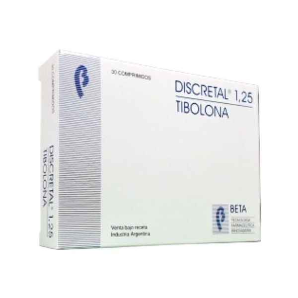 Beta Discretal 1.25 Mg Tibolona x 30 Comp #1