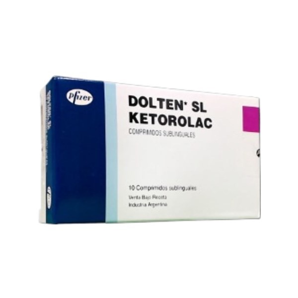 Pfizer Dolten Sl Ketorolac 10 Mg x 10 Comp Sublinguales #1