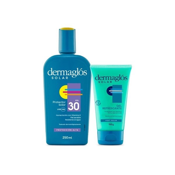 Dermaglos Set Solar Fps 30 + Post Solar 2 Unid #1