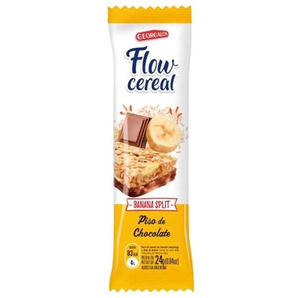 Barra Banana Split Y Chocolate Flow Cereal 24 Gr #1