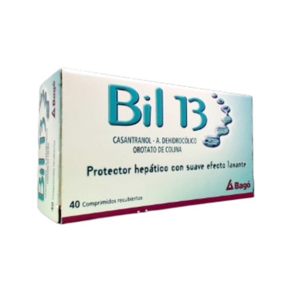Bagó Bil 13 Ácido Dehidrocólico + Casantranol + Asoc. x 40 Comp