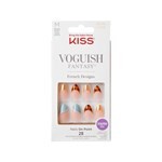 Uñas Postizas Kiss Voguish Fantasy French Charmante #1