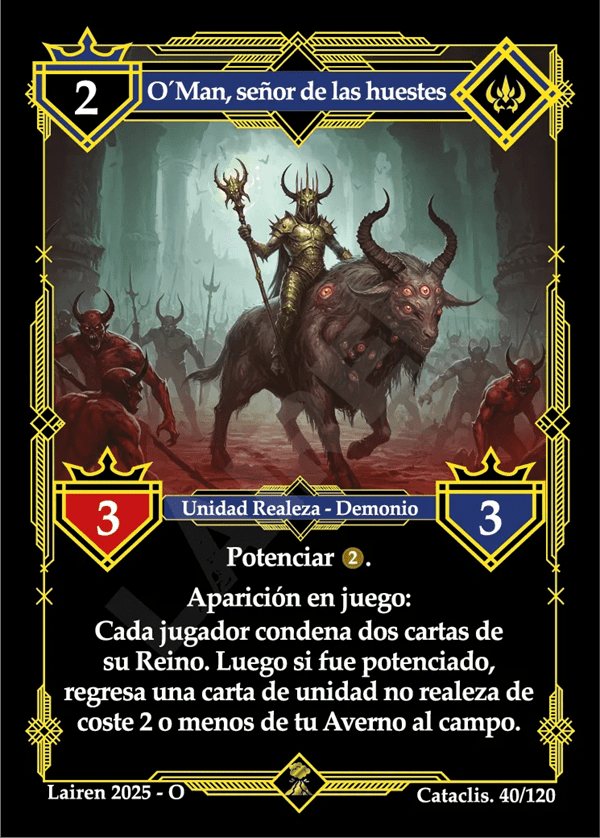 040 Oman, Señor De Las Huestes - Coste 2