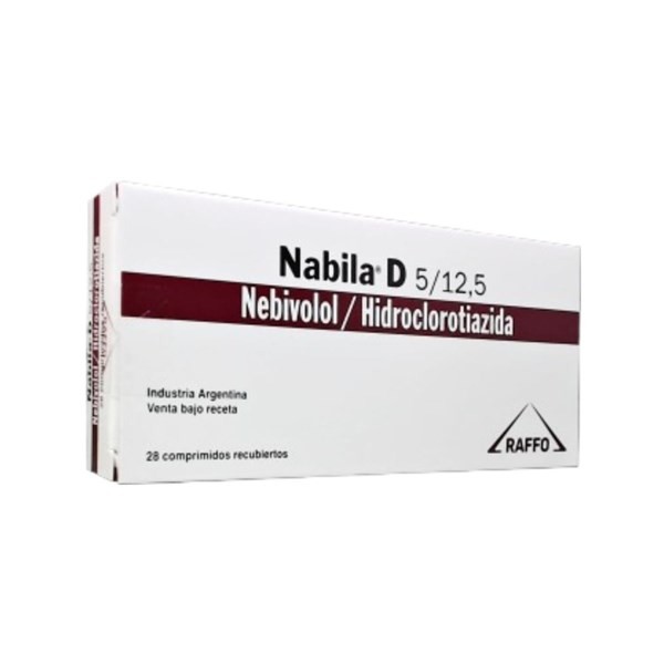 Raffo Nabila D 5 / 12,5 Mg Nebivolol + Hidroclorotiazida x 28 Comp #1