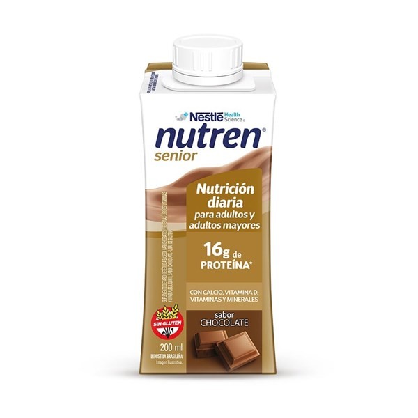 Suplemento Nutricional Nestle Nutren Senior Chocolate x 200 ml