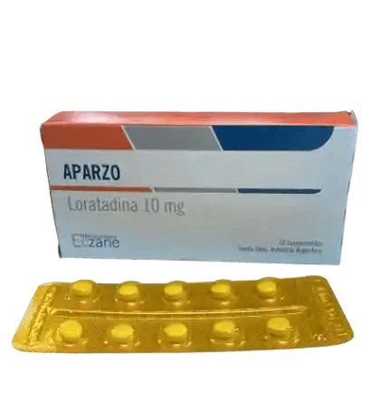 Antialérgico Aparzo Loratad 10 mg 20 comp