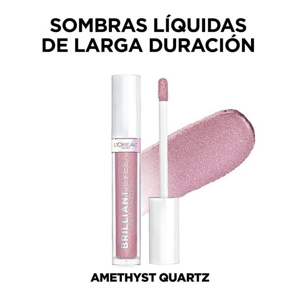 Sombra Líquida Brilliant Eyes Tono Amethyst Quartz Loreal París alt