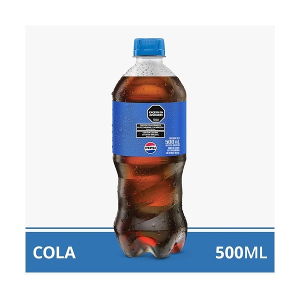 Gaseosa Cola Pepsi Regular 70 K Pet 500 Cc. #1