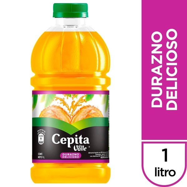 Jugo Cepita Del Valle Durazno Delicioso 1 Lt #1