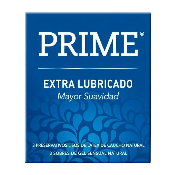 Preservativo Prime Extra Lubricado 3Un