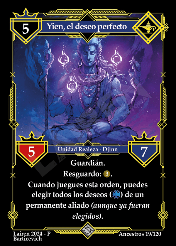 19 Yien, El Deseo Perfecto - Coste 5