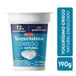 Yogur Griego Batido Natural Endulzado x 190 grs Yogurisimo #1