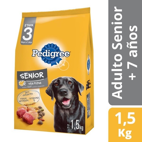 Alimento Para Perros Pedigree Balanceado Carne, Pollo Y Cereales Adulto 1,5 Kg