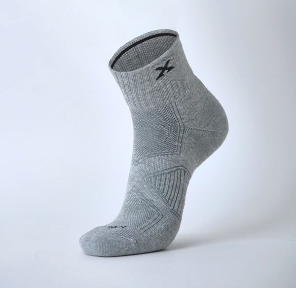 Nanotek Medias 24/7 Quarter Gris Talle L