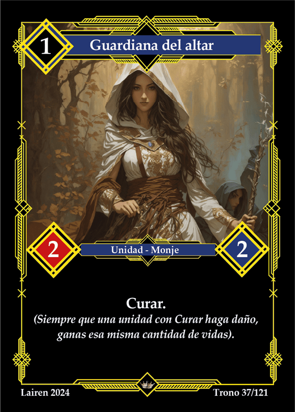 037 Guardiana Del Altar 1ra Edicion - Coste 1 #1
