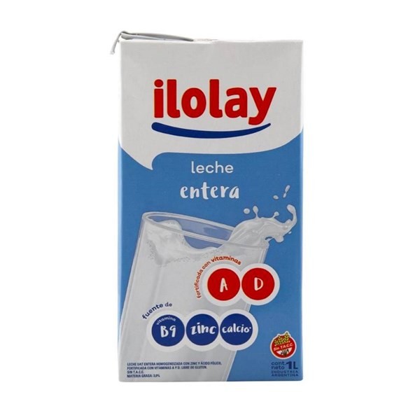 Leche Ilolay Larga Vida Entera x 1 l #1