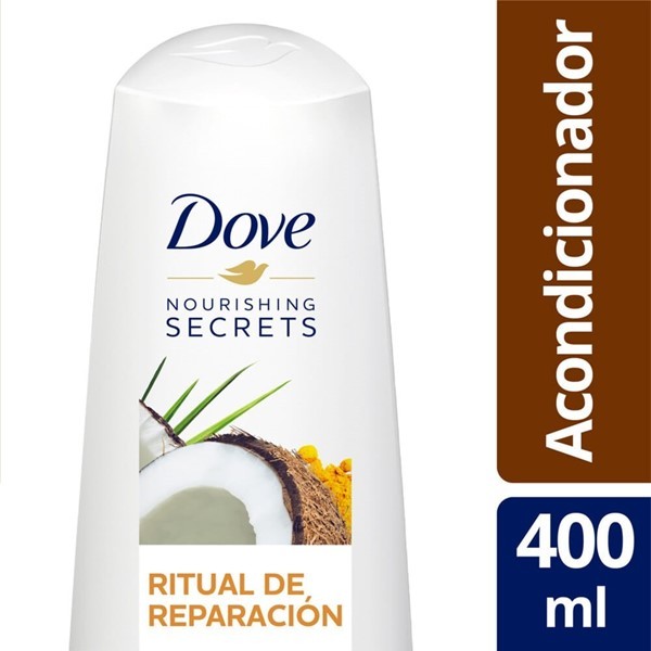 Dove Acondicionador Ritual De Reparación Coco Y Cúrcuma 400 ml