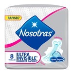 Nosotras Toallitas Higiénicas Rapisec Ultrainvisible X 8 U | Unico #2
