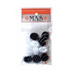 Mas Gomitas Blancas Y Negras 12un #1